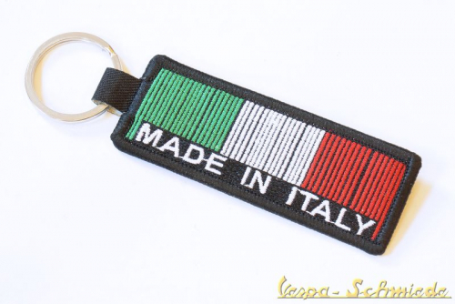 Schlüsselanhänger "Made in Italy" - Italienische Flagge